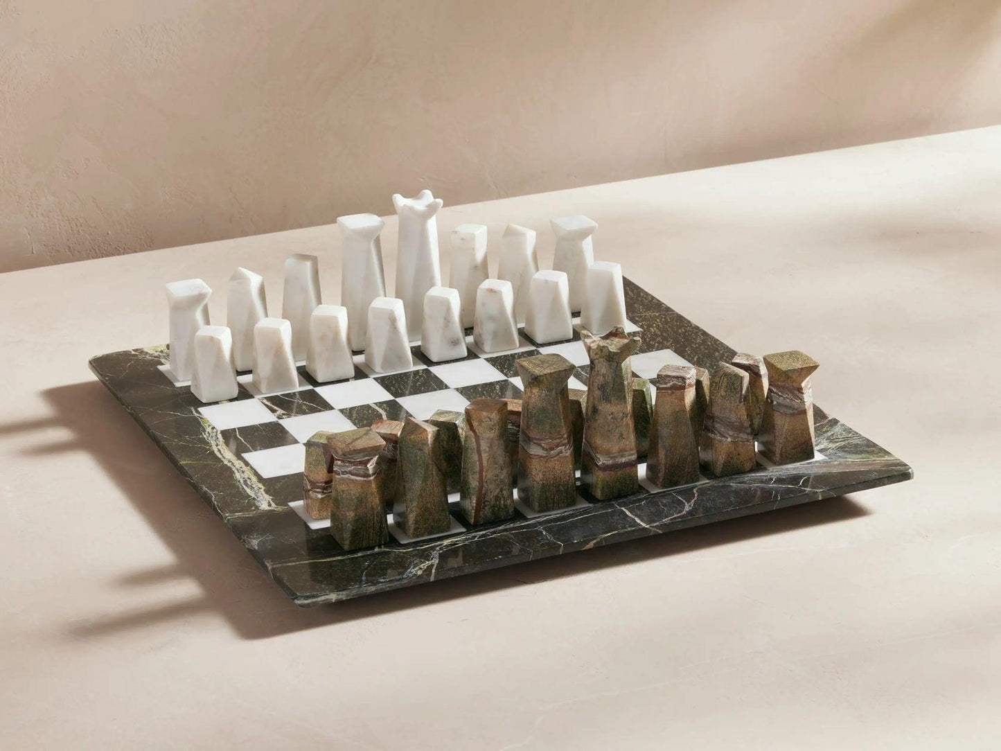 ROOKS ATELIER MARBLE EDITION CHESS SET