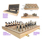 ROOKS HERITAGE TRAVEL CHEST CHESS SET