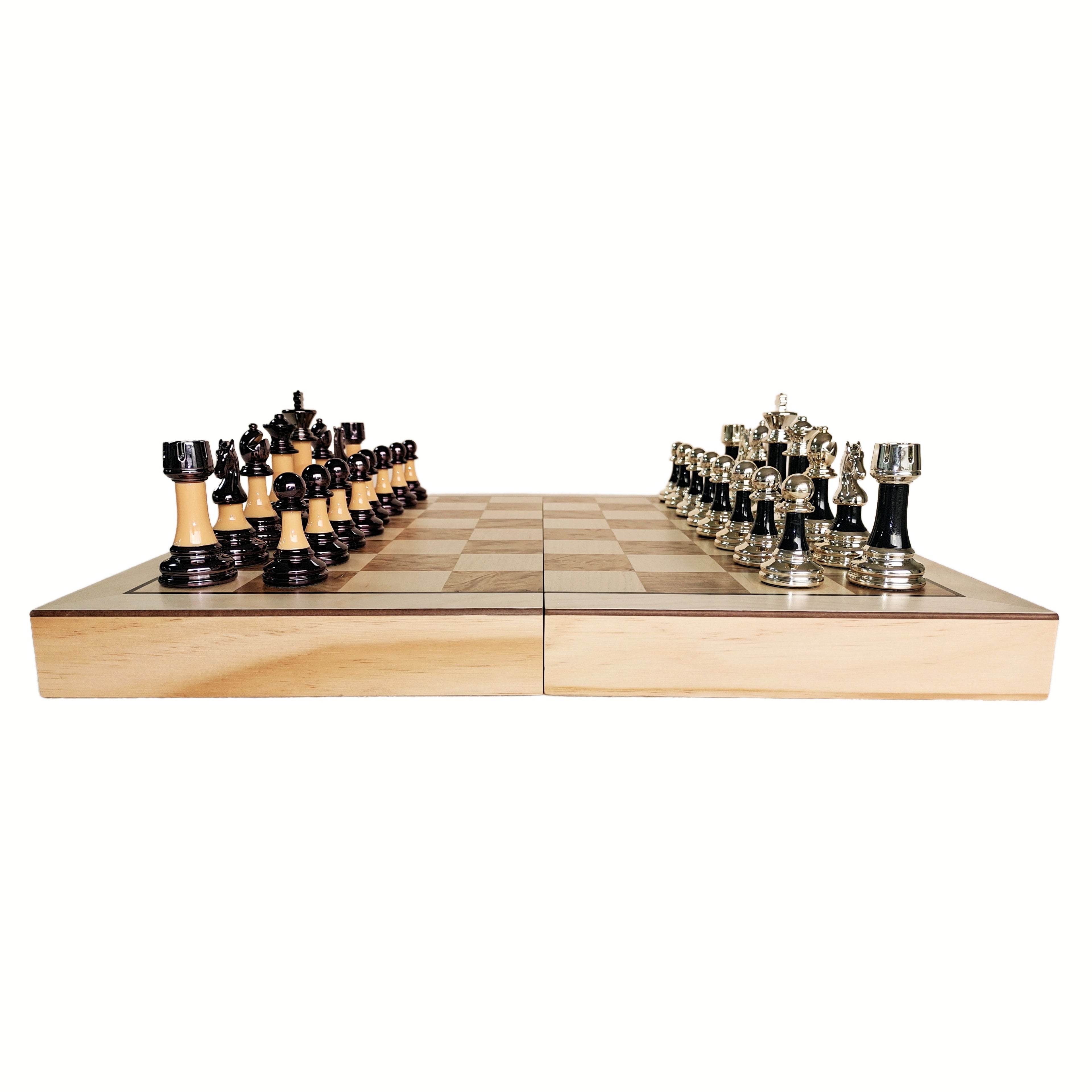 ROOKS HERITAGE TRAVEL CHEST CHESS SET
