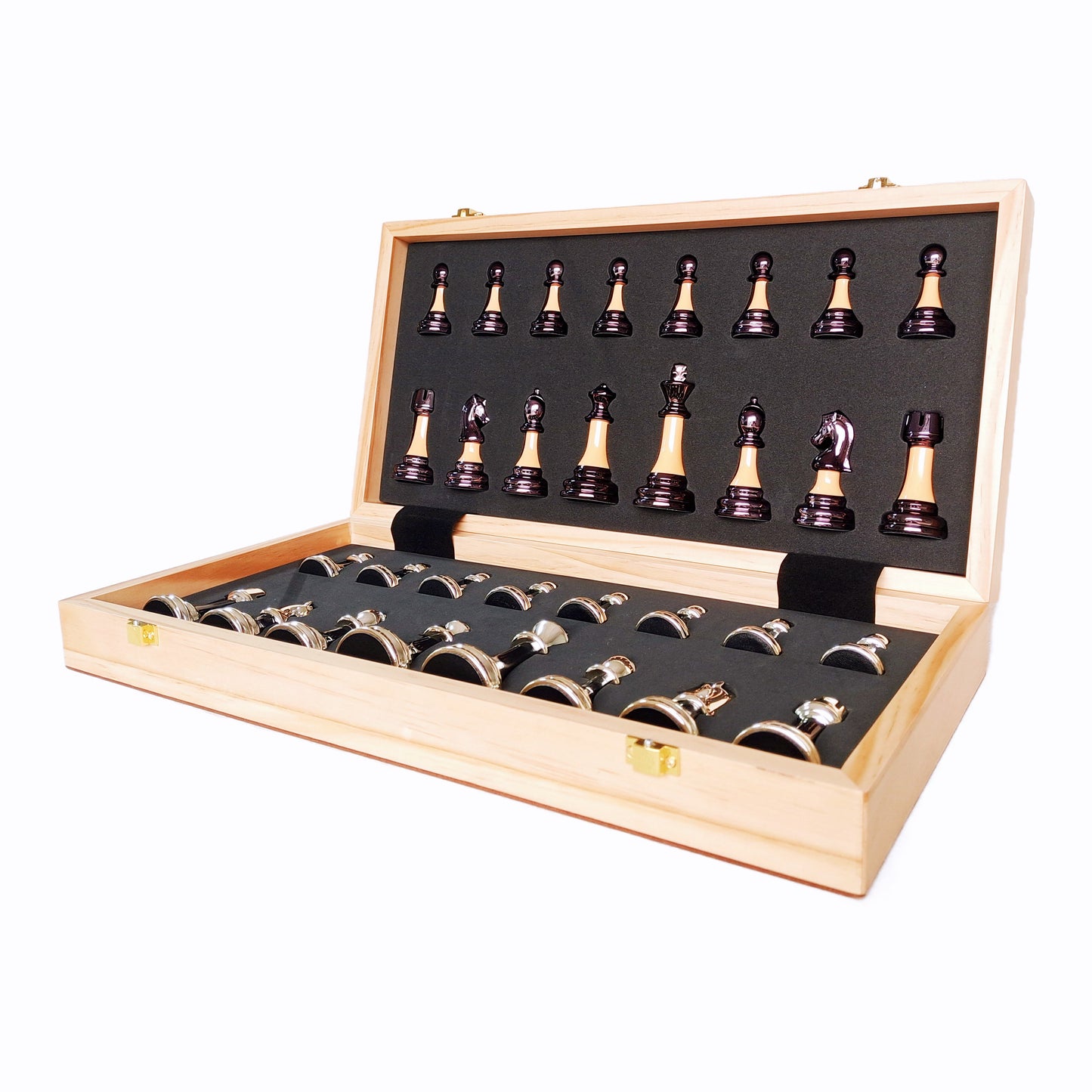 ROOKS HERITAGE TRAVEL CHEST CHESS SET