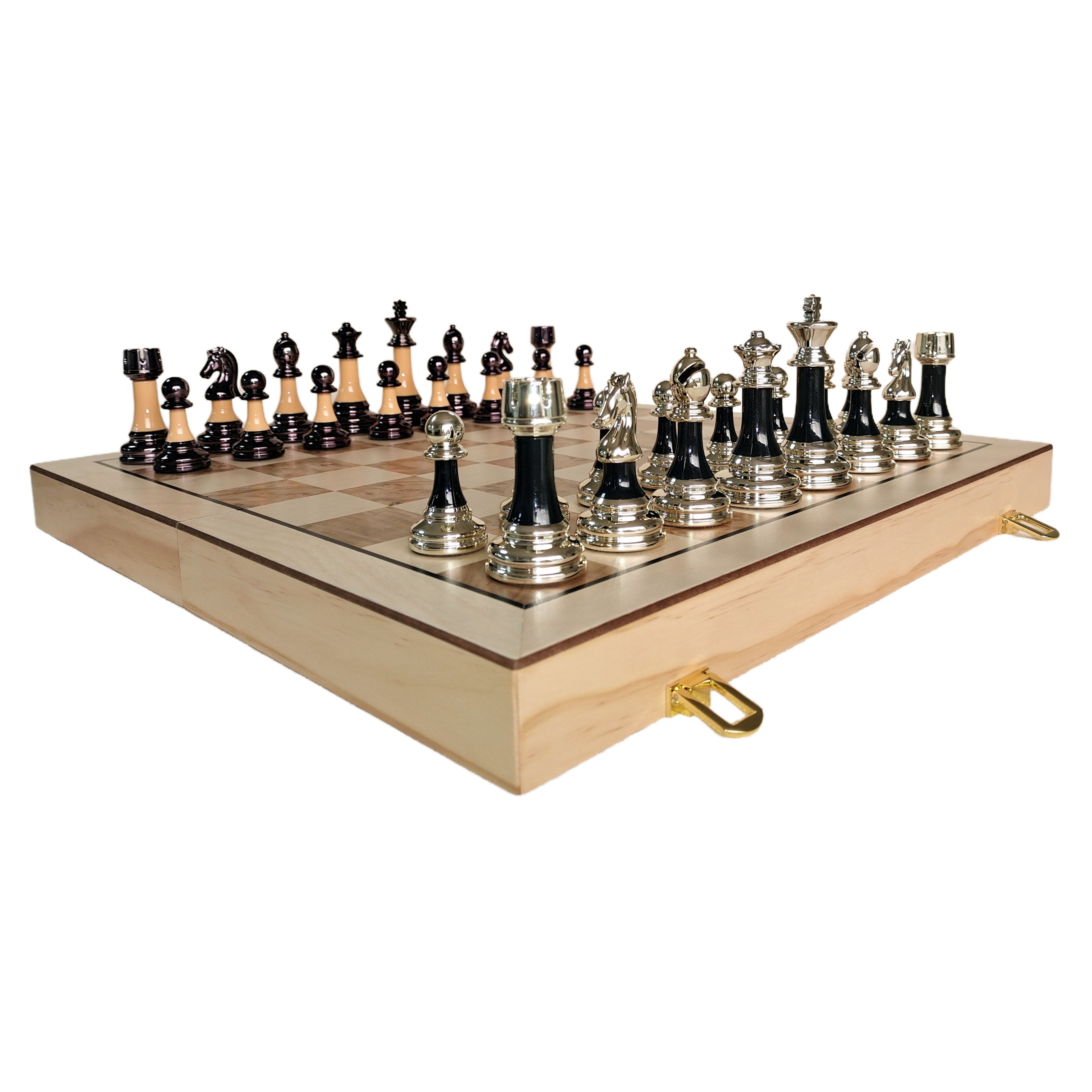 ROOKS HERITAGE TRAVEL CHEST CHESS SET
