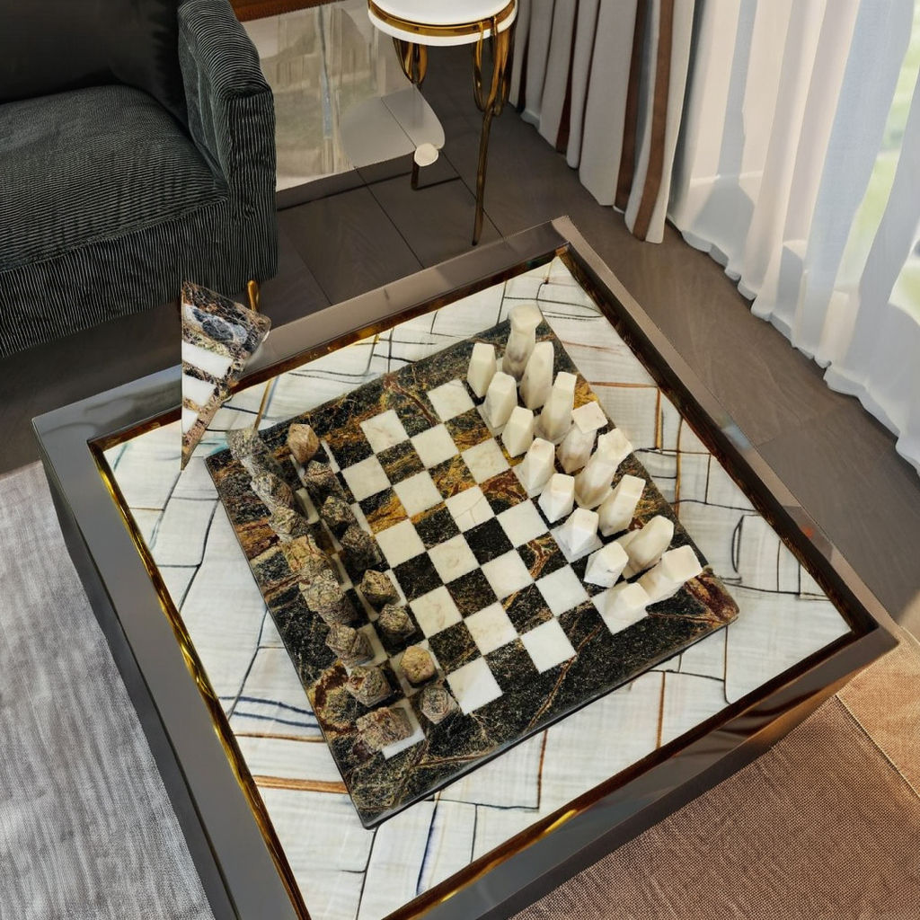 ROOKS ATELIER MARBLE EDITION CHESS SET