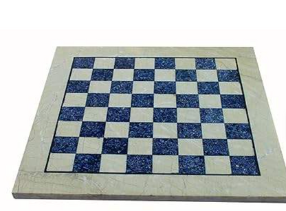 Luxury Marble & Brass Chess Table Set – 15x15 Inch Collector Edition (Imported)
